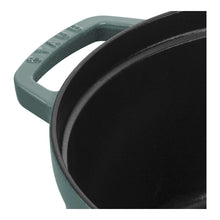 Charger l'image dans la galerie, Cocotte 24 cm, ronde, eucalyptus, fonte - Staub