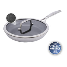 Charger l'image dans la galerie, Poêle Zwilling Peak inox 18/10 26 cm avec couvercle argent