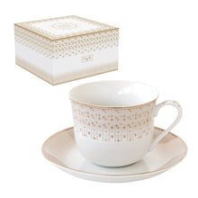 Charger l'image dans la galerie, Coffret déjeuner 37 cl en porcelaine Festive - Easy Life