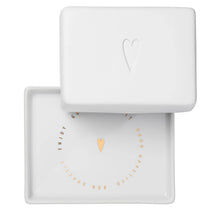 Charger l'image dans la galerie, Beurrier en porcelaine Coeur - Räder