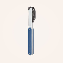Charger l'image dans la galerie, Couverts droits aimantés 12H34 Aluminium Bleu - Akinod