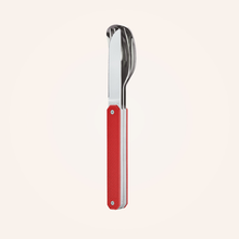 Charger l'image dans la galerie, Couverts droits aimantés 12H34 Aluminium Rouge - Akinod