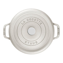 Charger l'image dans la galerie, Cocotte 20 cm ronde, Truffe Blanche, fonte - Staub