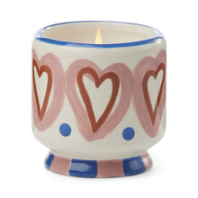 Charger l'image dans la galerie, Bougie Adopo "Coeurs - Bois de rose et vanille" - Paddywax