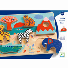Charger l'image dans la galerie, Puzzle relief Savana Story - Djeco