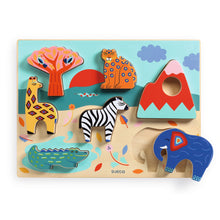 Charger l'image dans la galerie, Puzzle relief Savana Story - Djeco