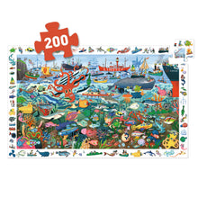 Charger l'image dans la galerie, Puzzle d'observation Les secrets de la mer 200 pièces - Djeco