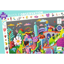 Charger l'image dans la galerie, Puzzle d'observation Crazy Town 200 pièces - Djeco