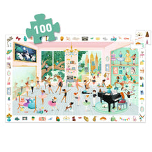 Charger l'image dans la galerie, Puzzle d'observation L'école de danse 100 pièces - Djeco