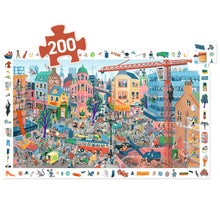 Charger l'image dans la galerie, Puzzle d'observation La Ville 200 pièces - Djeco