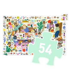 Charger l'image dans la galerie, Puzzle d'observation La fête d'anniversaire 54 pièces - Djeco
