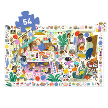 Charger l'image dans la galerie, Puzzle d'observation La fête d'anniversaire 54 pièces - Djeco