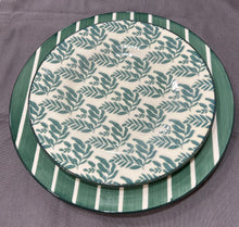 Charger l'image dans la galerie, Assiettes dessert *6 campagne sauge D22 cm faïence - Côté Table