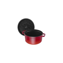 Charger l'image dans la galerie, Cocotte 22 cm ronde, cerise, fonte - Staub