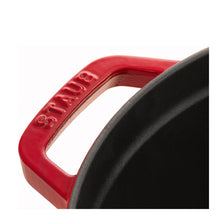 Charger l'image dans la galerie, Cocotte 22 cm ronde, cerise, fonte - Staub