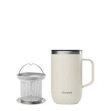 Charger l'image dans la galerie, Mug tisanière isotherme Matt Sable 470 ml - Qwetch