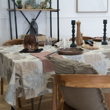Charger l'image dans la galerie, Nappe plastifiée Borneo Natural 250 x 150 cm - Sud Etoffe