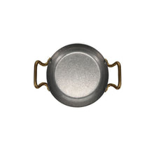 Charger l'image dans la galerie, Plat à servir avec poignée dorée martelée argent antique Serve - Bonbistro