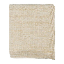 Charger l'image dans la galerie, Plaid ombelio naturel et doré 150*125 cm coton et lurex - Côté Table