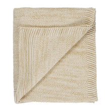 Charger l'image dans la galerie, Plaid ombelio naturel et doré 150*125 cm coton et lurex - Côté Table