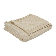 Charger l'image dans la galerie, Plaid ombelio naturel et doré 150*125 cm coton et lurex - Côté Table