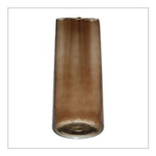 Charger l'image dans la galerie, Vase Bronze Ambre verre H 33 cm - Côté Table