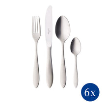 Charger l'image dans la galerie, Ménagère Arthur brossé 24 pièces - Villeroy et Boch