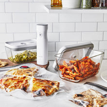 Charger l'image dans la galerie, Set complet sous vide 7 pièces verre pompe + 2 boites rect M/L+ 4 sacs S/M - Zwilling Fresh &amp; Save