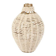 Charger l'image dans la galerie, Vase korda naturel fer et coton - Sema Design