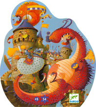 Charger l'image dans la galerie, Puzzle 54 pièces Vaillant &amp; le dragon - Djeco