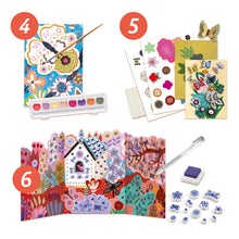 Charger l'image dans la galerie, Flower Box coffret 6 activités créatives - Djeco