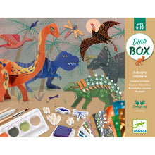 Charger l'image dans la galerie, Dino Box coffret 6 activités créatives - Djeco