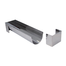 Charger l'image dans la galerie, Gouttière à bûche ronde inox  L 30 * 8 cm haut 5 cm- De Buyer